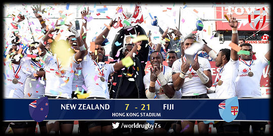 Hong Kong 7s Fiji Cup Winners 2016